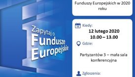 Czytaj więcej o: Założenie działalności gospodarczej przy wsparciu Funduszy Europejskich w 2020 roku.